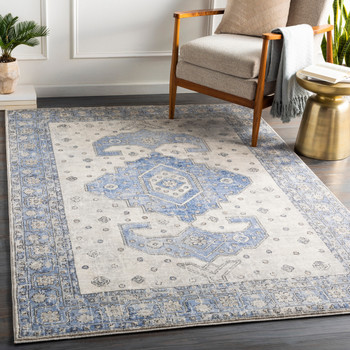 Livabliss Indigo IGO-2325 Traditional Machine Woven Area Rugs