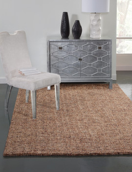 Abacasa Textures 8057 Hand-woven Rust, Sage, Ivory Area Rugs