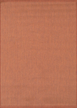 Couristan Recife Saddlestitch Terra Cotta/natural Indoor/outdoor Area Rugs