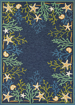 Couristan Outdoor Escape Sea Water Ocean/aqua Indoor/outdoor Area Rugs