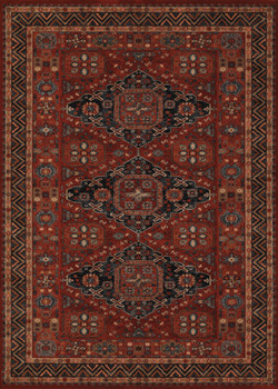 Couristan Old World Classic Kashkai Burgundy Indoor Area Rugs