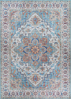 Couristan Pasha Sarouk Navy Indoor Area Rugs