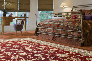 Dynamic Brilliant Machine-made 7226 Red Area Rugs