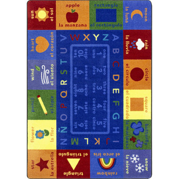 Kid Essentials First Words Multi Area Rugs