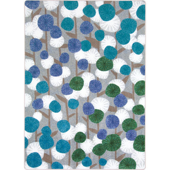 First Take Posy Grove Peacock Area Rugs