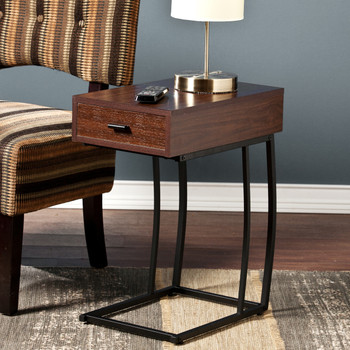 Porten Side Table W/ Power & Usb