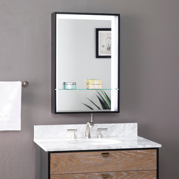 Wervin Lighted Mirror W/ Shelf