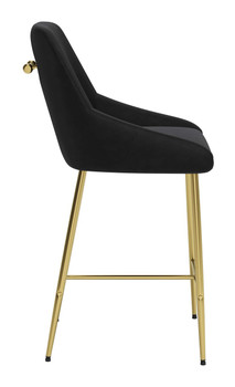 Madelaine Counter Chair Black