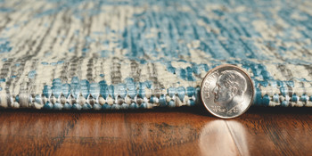 KAS Rugs Provo 5759 Teal Strokes Machine-woven Area Rugs