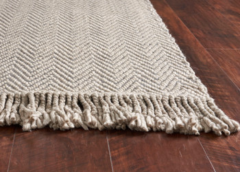 KAS Rugs Maui 1343 Oatmeal Herringbone Hand-woven Area Rugs