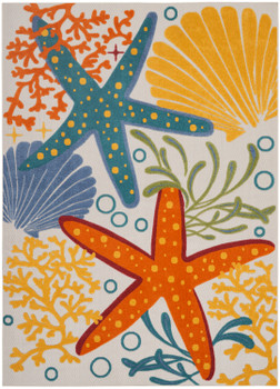 Nourison Aloha Alh24 Multicolor Area Rugs