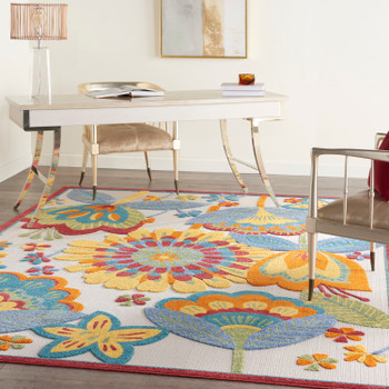 Nourison Aloha Alh25 Multicolor Area Rugs