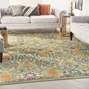 Nourison Allur Alr03 Sage Ivory Area Rugs