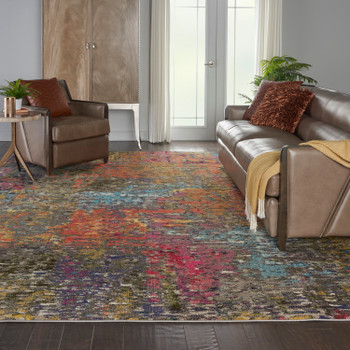 Nourison Celestial Ces14 Sunset Area Rugs