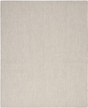 Nourison Courtyard Cou01 Ivory Silver Area Rugs