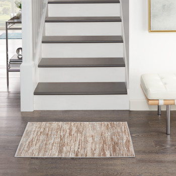 Nourison Elation Etn01 Ivory Grey Area Rugs