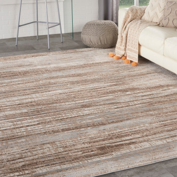 Nourison Elation Etn01 Ivory Grey Area Rugs