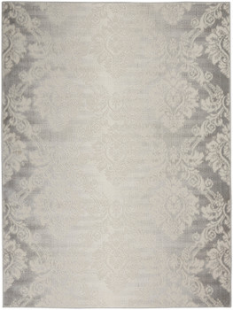 Nourison Elation Etn03 Ivory Grey Area Rugs