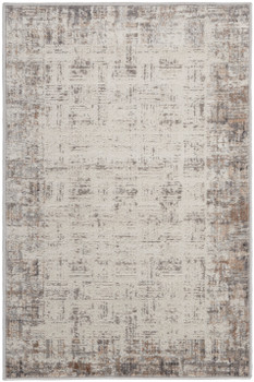 Nourison Elation Etn05 Ivory Grey Area Rugs