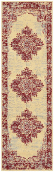 Nourison Grafix Grf14 Cream/red Area Rugs