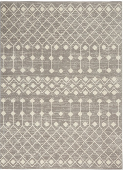 Nourison Grafix Grf37 Grey Area Rugs