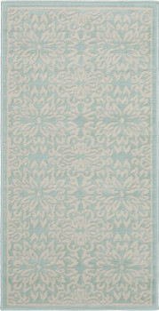 Nourison Jubilant Jub06 Ivory/green Area Rugs