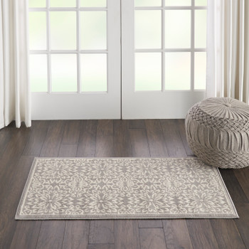 Nourison Jubilant Jub06 Ivory/grey Area Rugs