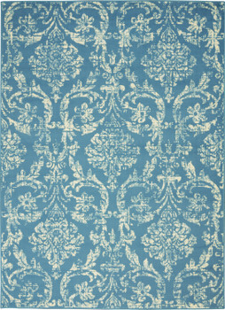 Nourison Jubilant Jub09 Blue Area Rugs