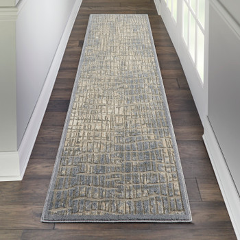 kathy ireland Home Sahara Ki395 Blue/grey Area Rugs