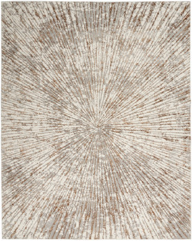 Inspire Me! Home Décor Metallic Mtl01 Grey Mocha Area Rugs