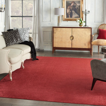 Nourison Nourison Essentials Nre01 Brick Red Area Rugs