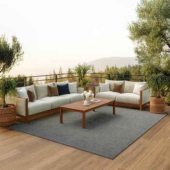Nourison Positano Pos01 Charcoal Area Rugs
