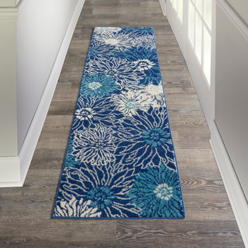 Nourison Passion Psn17 Navy/ivory Area Rugs