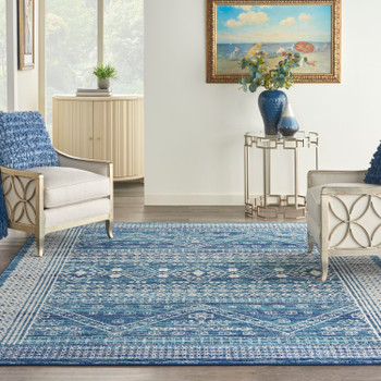 Nourison Passion Psn27 Navy Blue Area Rugs