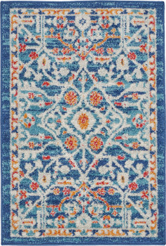 Nourison Passion Psn28 Blue/multicolor Area Rugs