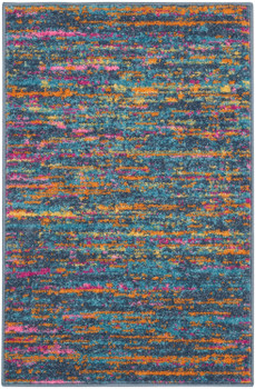 Nourison Passion Psn35 Blue/multicolor Area Rugs