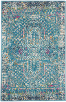 Nourison Passion Psn38 Blue Area Rugs