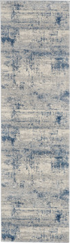 Nourison Rustic Textures Rus10 Ivory/blue Area Rugs