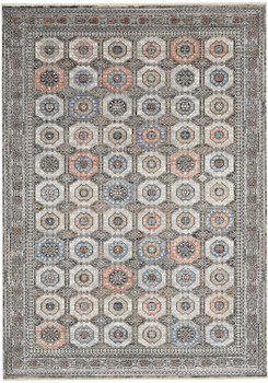 Nourison Starry Nights Stn09 Grey/navy Area Rugs