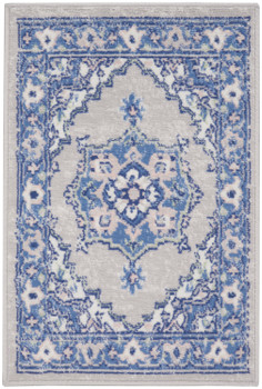 Nourison Whimsicle Whs03 Grey Blue Area Rugs