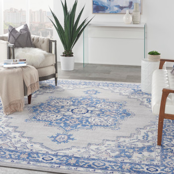 Nourison Whimsicle Whs03 Grey Blue Area Rugs