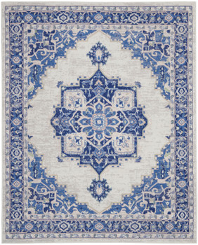 Nourison Whimsicle Whs03 Ivory Blue Area Rugs