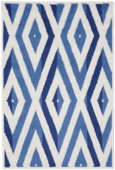 Nourison Whimsicle Whs04 Ivory Blue Area Rugs