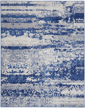 Nourison Whimsicle Whs06 Ivory Navy Area Rugs