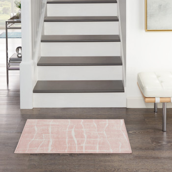 Nourison Whimsicle Whs09 Pink Ivory Area Rugs