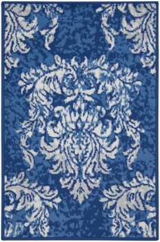 Nourison Whimsicle Whs11 Navy Ivory Area Rugs