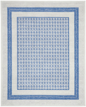 Nourison Whimsicle Whs13 Ivory Blue Area Rugs