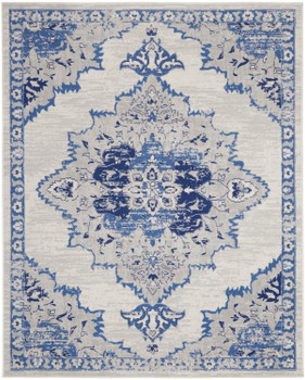 Nourison Whimsicle Whs14 Ivory Blue Area Rugs