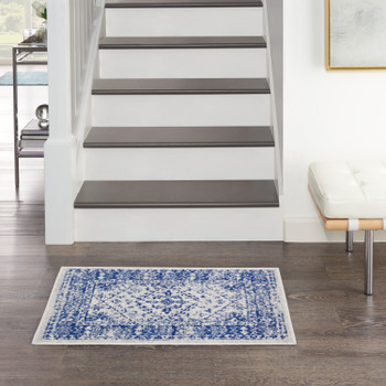 Nourison Whimsicle Whs15 Ivory Navy Area Rugs