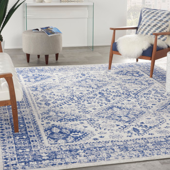 Nourison Whimsicle Whs15 Ivory Navy Area Rugs